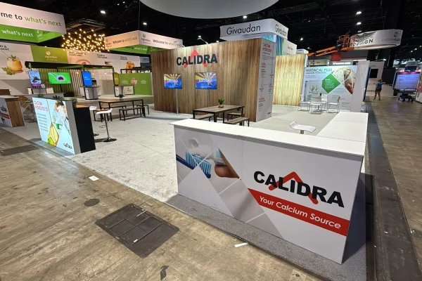 Diseño para ferias, hay un stand que ha sido armado por Expon